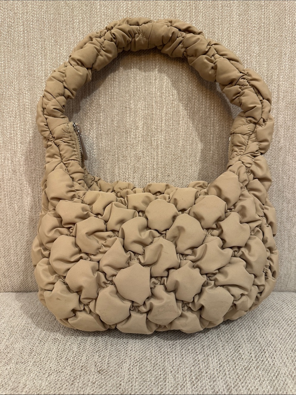 Aritzia Babaton Curator Bag in Wicker Tan NWOT size Small